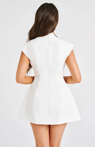 Suri Mini Dress Ivory – Suri Ivory Mini Dress, Timeless Luxury and Sophistication