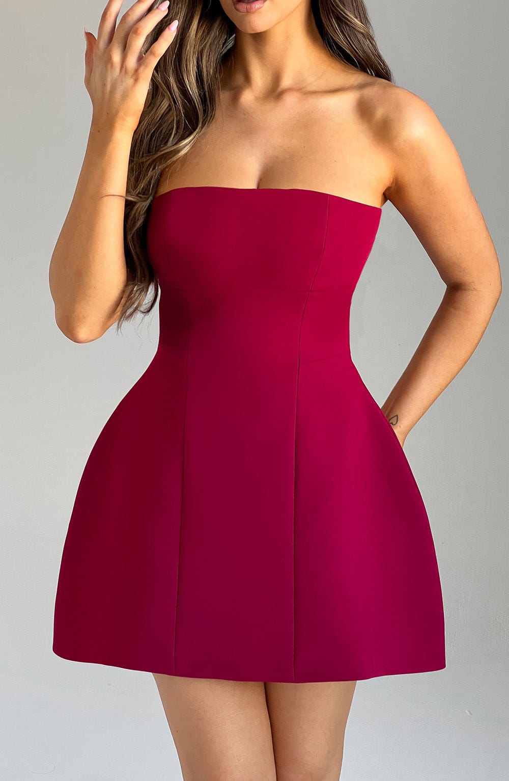 Asha Mini Dress Red – Asha Red Mini Dress, Sophistication and Passionate Style