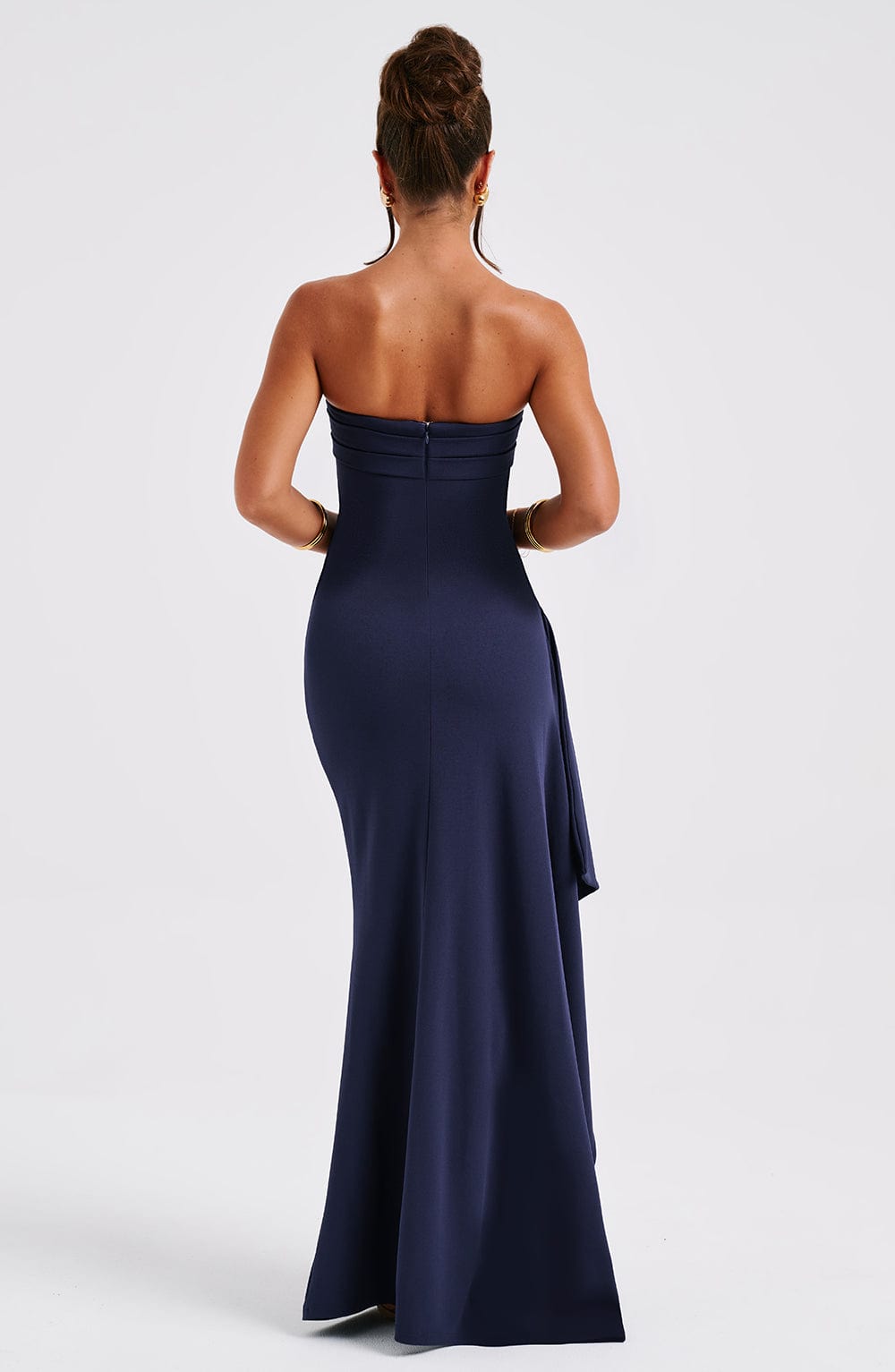 Zafira Maxi Dress Navy - Zafira Navy Blue Long Dress, Timeless Elegance and Sophistication