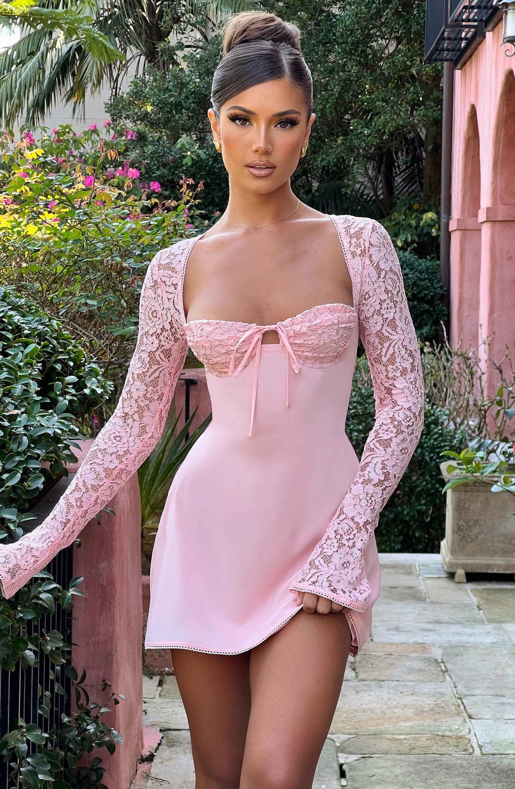 Jacinta Mini Dress Blush – Jacinta Blush Mini Dress, Delicacy and Elegance in Every Detail