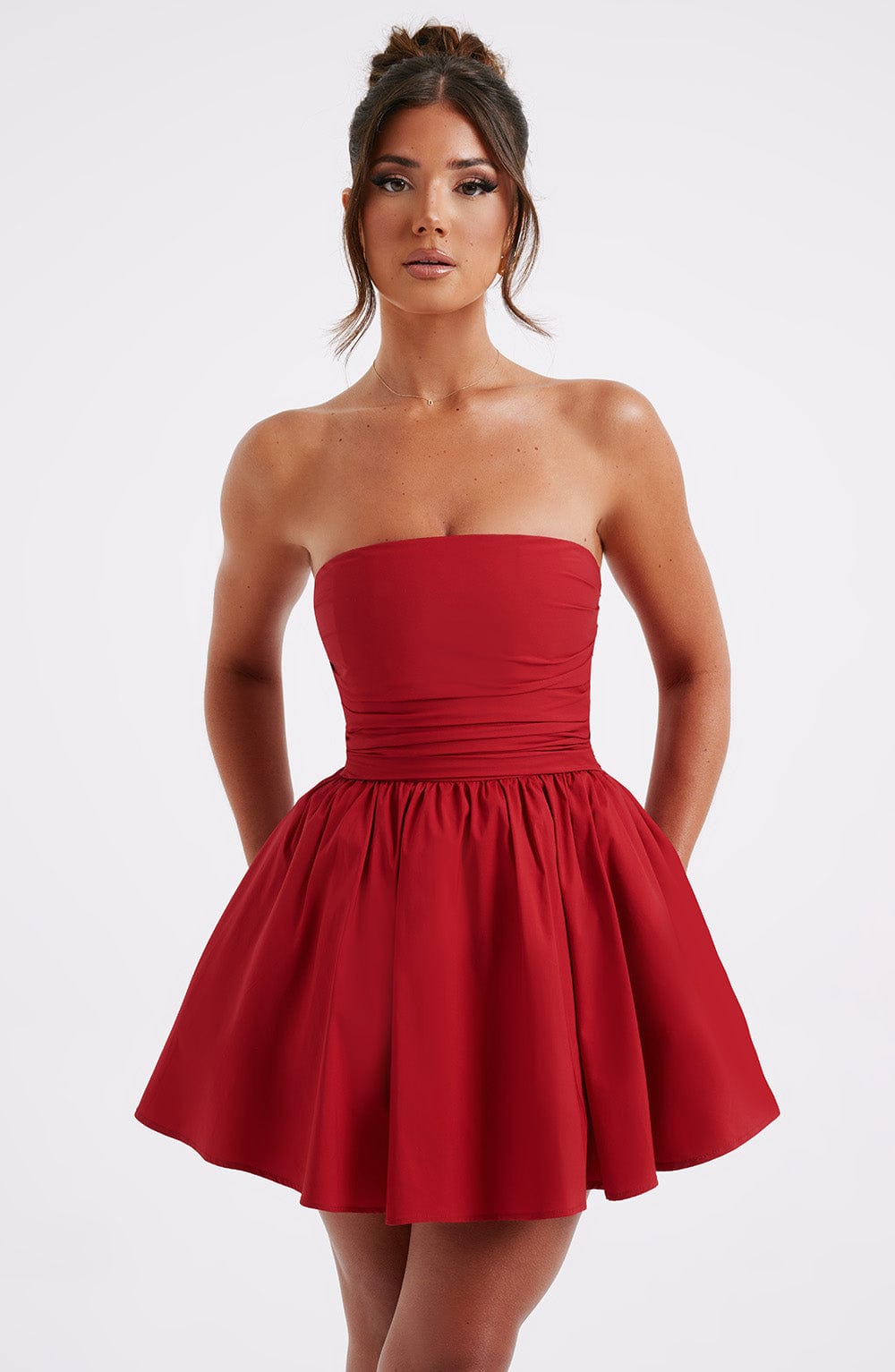 Katrina Mini Dress Red – Katrina Mini Dress Red, Sophistication and Passion in Every Detail