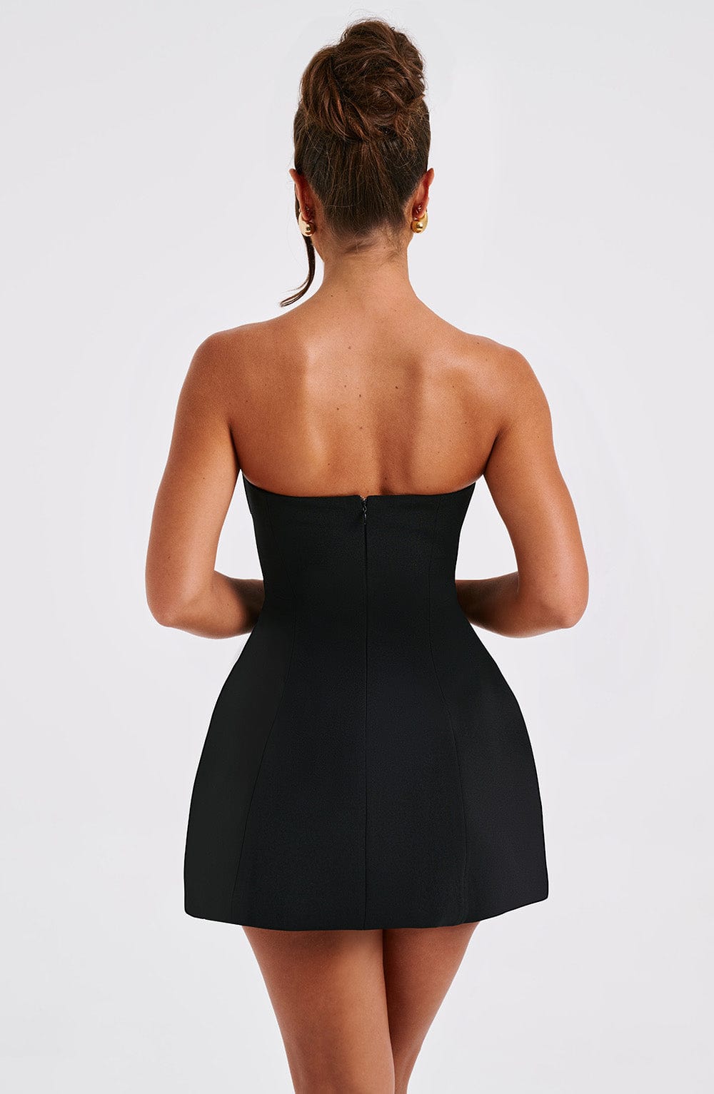 Asha Mini Dress Black – Asha Black Mini Dress, Timeless Elegance and Exclusive Sophistication