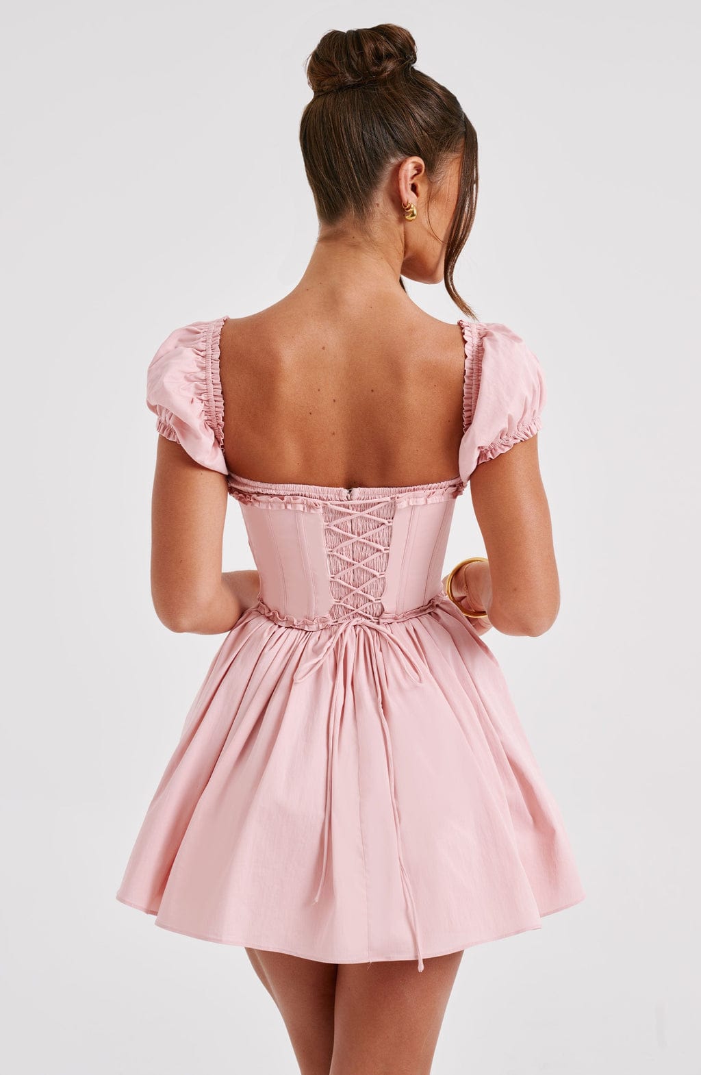Penelope Mini Dress Blush – Penelope Blush Mini Dress, Elegance and Delicacy in a Unique Piece