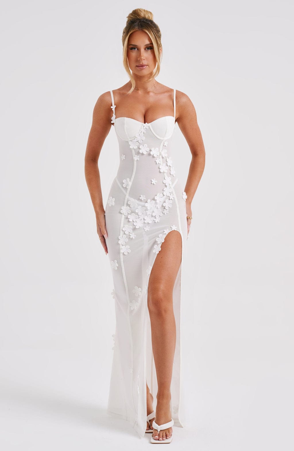Dalary Maxi Dress Ivory – Dalary Ivory Long Dress, Untouchable Elegance and Sophistication