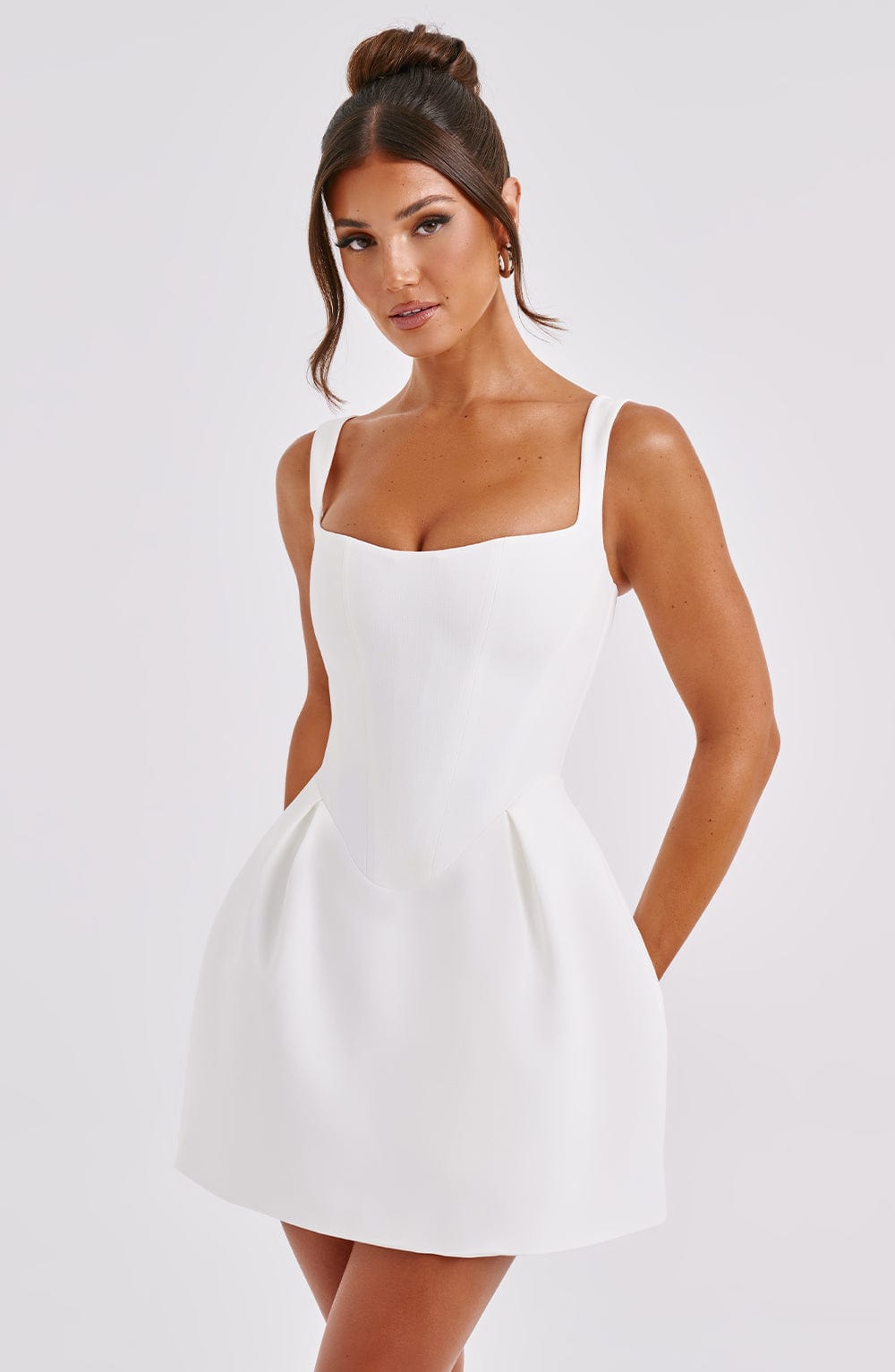 Janiyah Mini Dress Ivory – Janiyah Ivory Mini Dress, Refined Elegance and Exclusivity