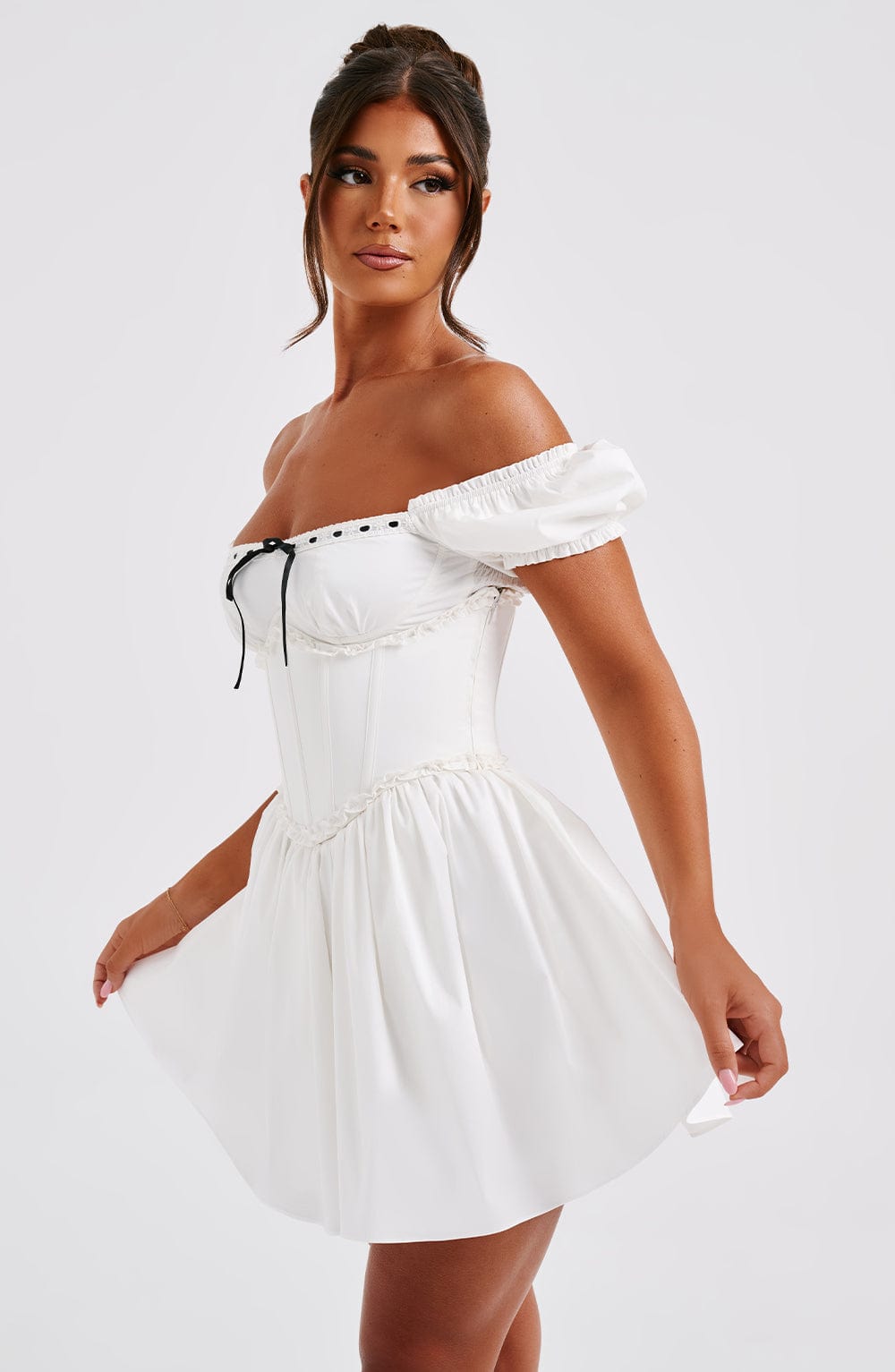 Penelope Mini Dress Black & White – Penelope Mini Dress Black and White, Classic Elegance and Modern Sophistication