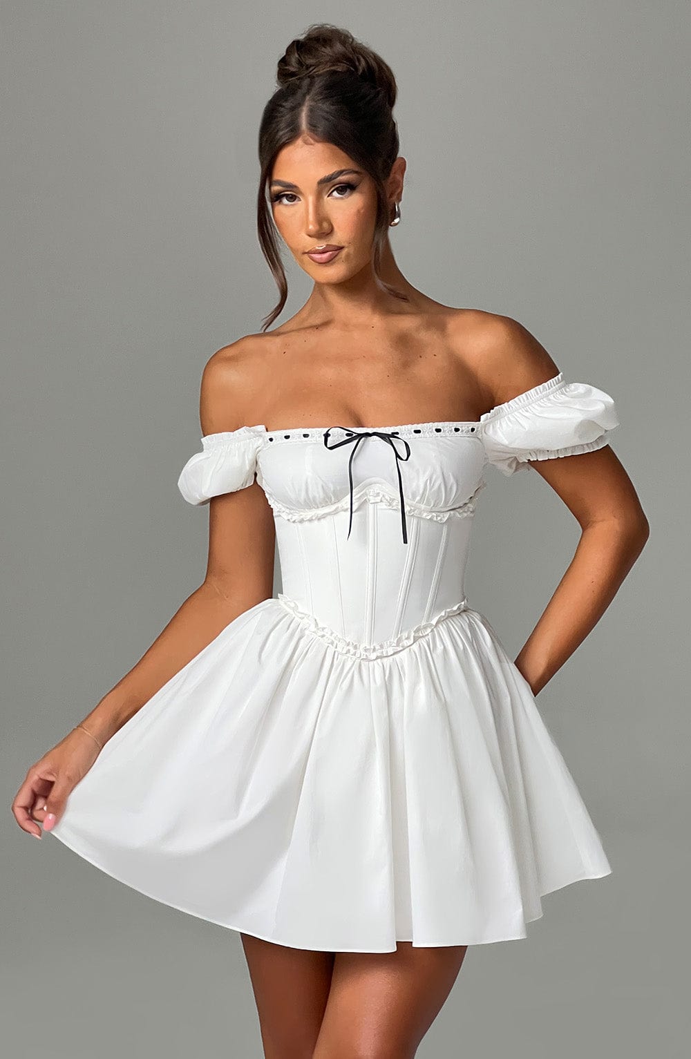 Penelope Mini Dress Black & White – Penelope Mini Dress Black and White, Classic Elegance and Modern Sophistication