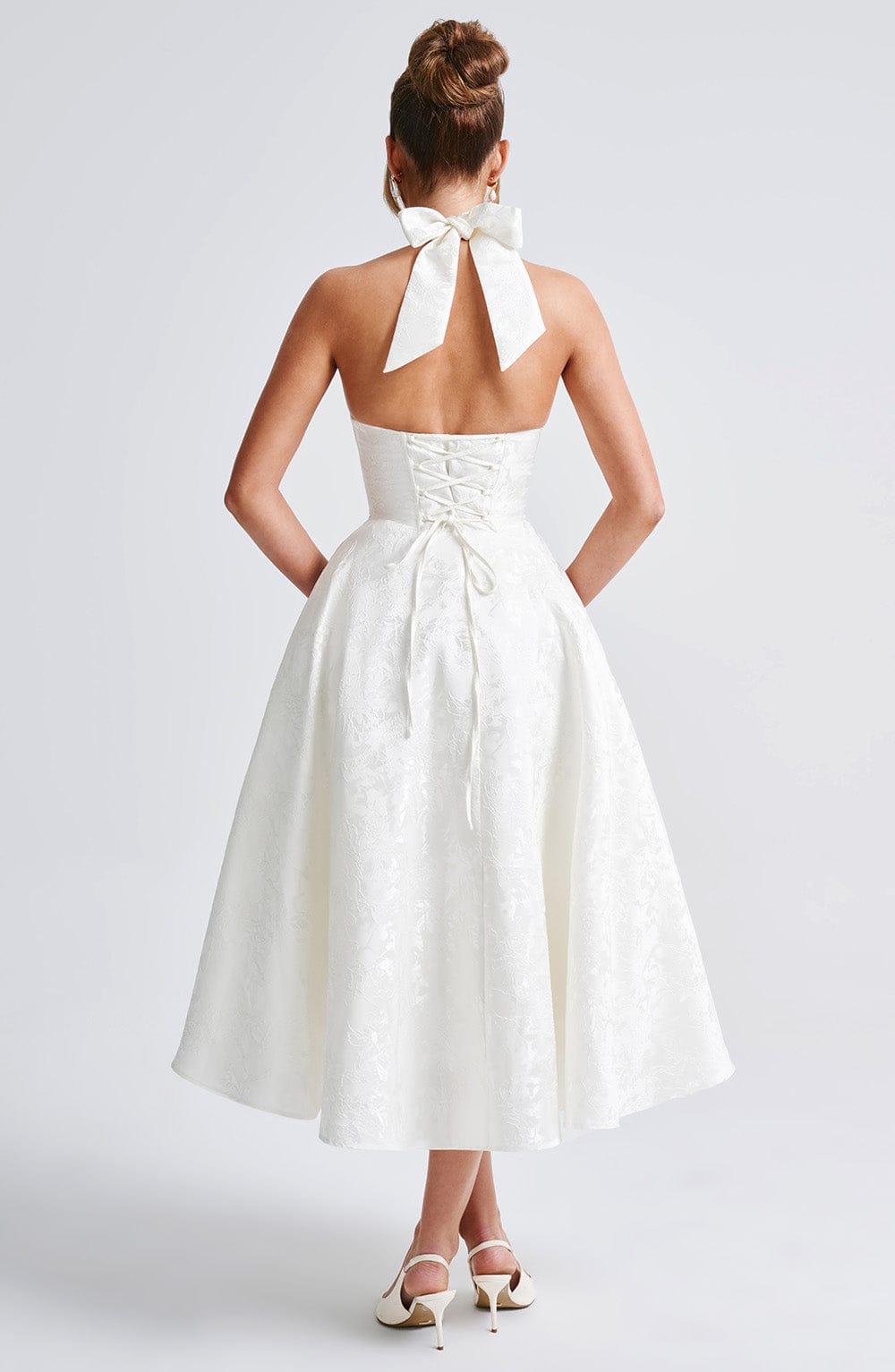 Effie Midi Dress Ivory – Effie Ivory Midi Dress, Sophistication and Timeless Elegance