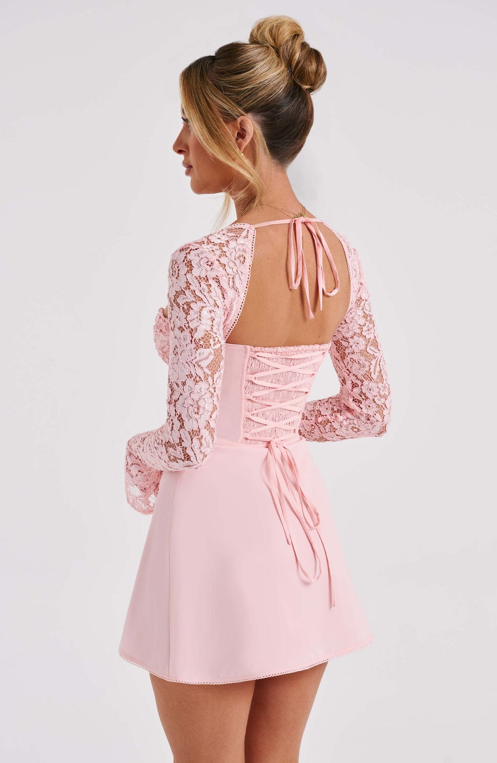 Jacinta Mini Dress Blush – Jacinta Blush Mini Dress, Delicacy and Elegance in Every Detail