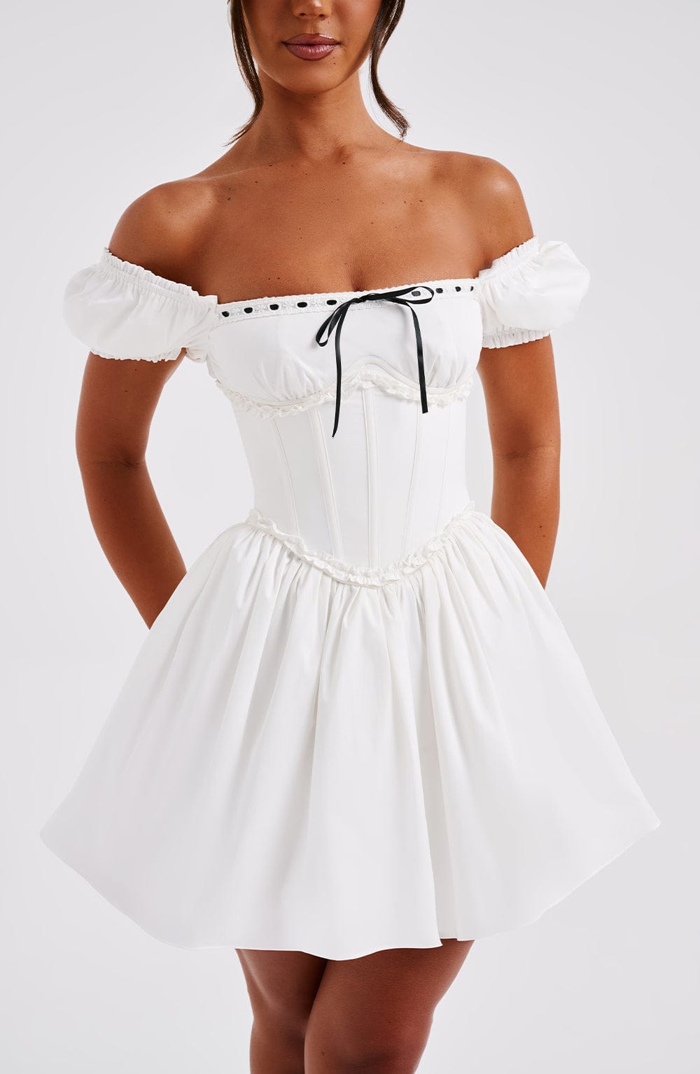 Penelope Mini Dress Black & White – Penelope Mini Dress Black and White, Classic Elegance and Modern Sophistication