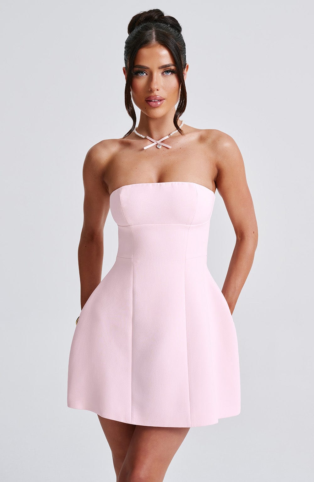 Asha Mini Dress Blush – Asha Blush Mini Dress, Delicacy and Elegance in One Sophisticated Piece