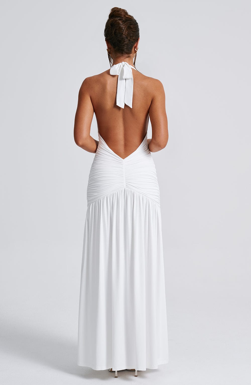 Melania Maxi Dress White – Melania White Long Dress, Untouchable Elegance and Sophistication