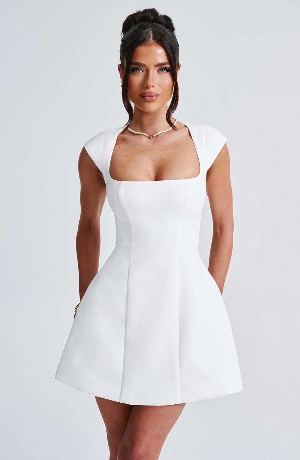 Lena Mini Dress Ivory – Lena Ivory Mini Dress, Sophisticated Elegance and Exclusivity