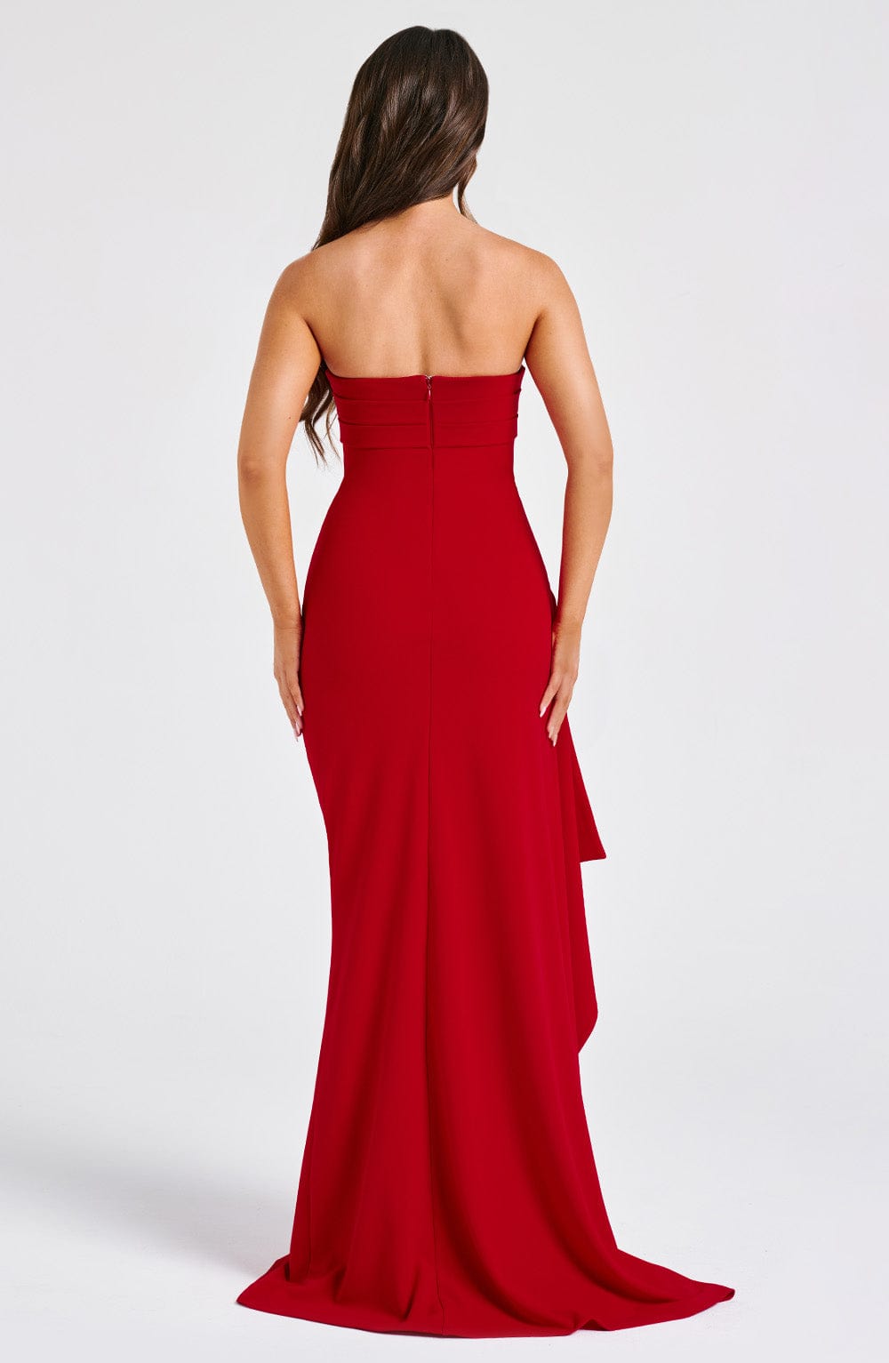 Zafira Maxi Dress Red - Zafira Red Long Dress, Elegance and Passion in One Dazzling Piece