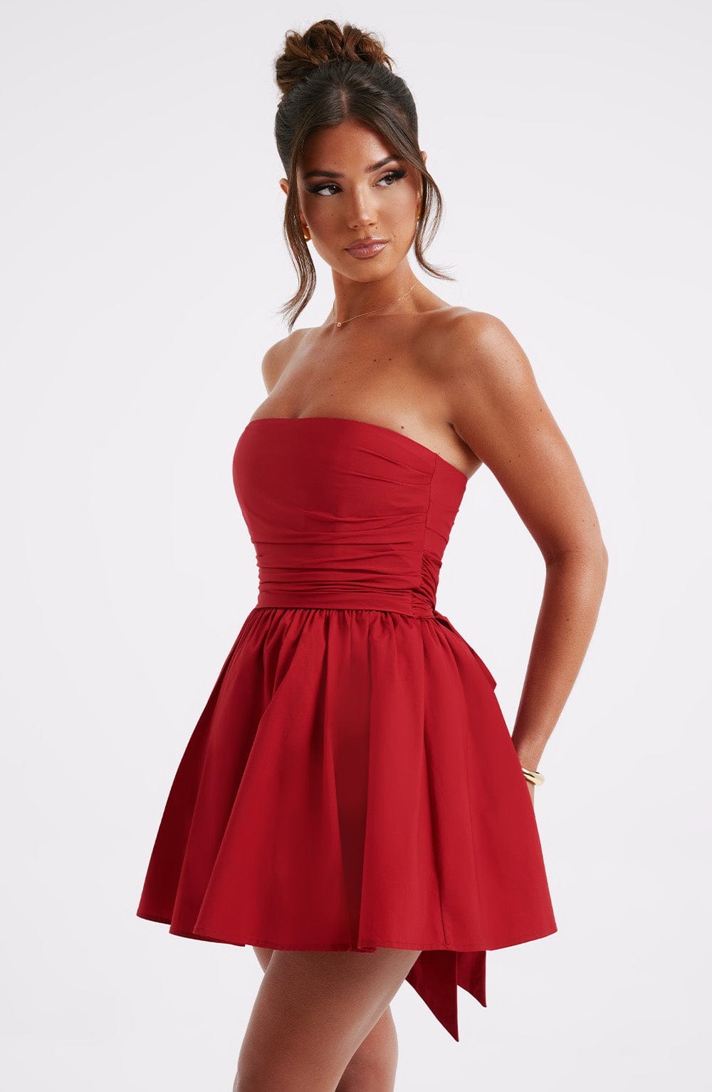 Katrina Mini Dress Red – Katrina Mini Dress Red, Sophistication and Passion in Every Detail