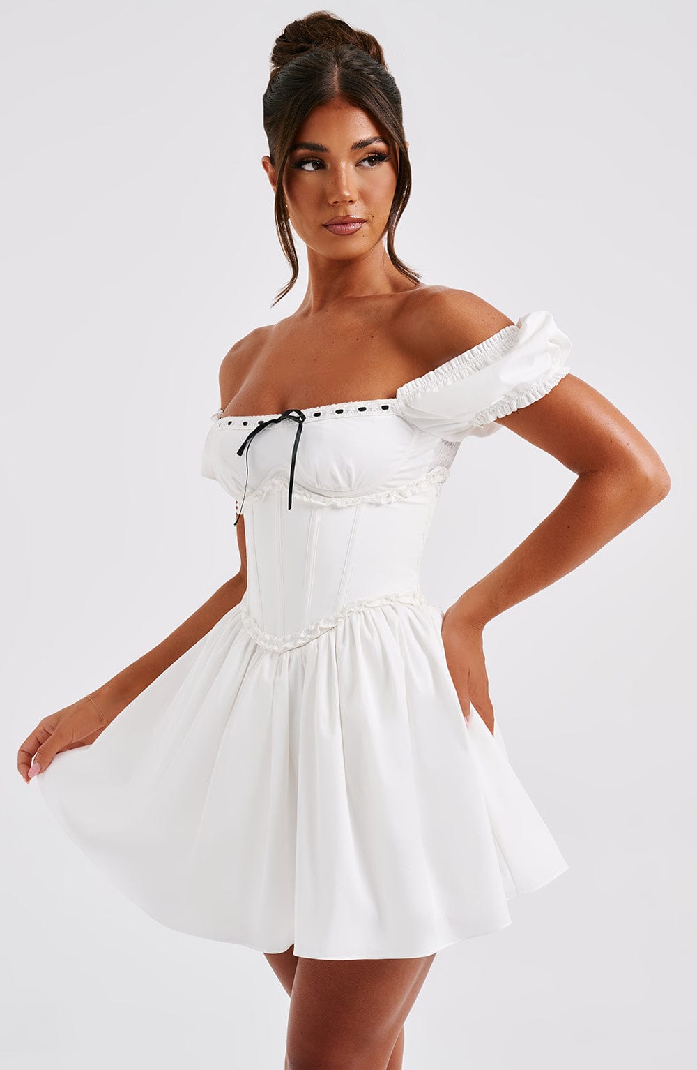 Penelope Mini Dress Black & White – Penelope Mini Dress Black and White, Classic Elegance and Modern Sophistication