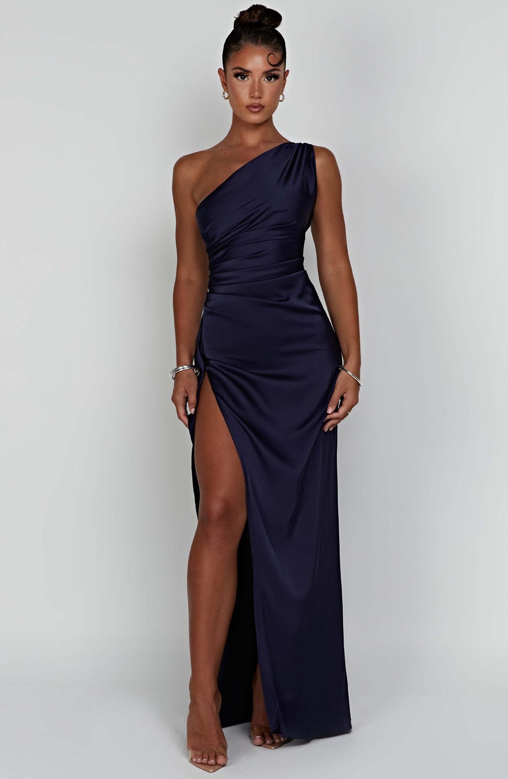 Ariel Maxi Dress Navy - Ariel Navy Blue Long Dress, Timeless Sophistication and Elegance