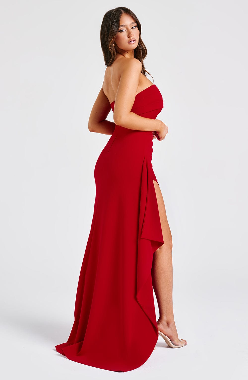 Zafira Maxi Dress Red - Zafira Red Long Dress, Elegance and Passion in One Dazzling Piece