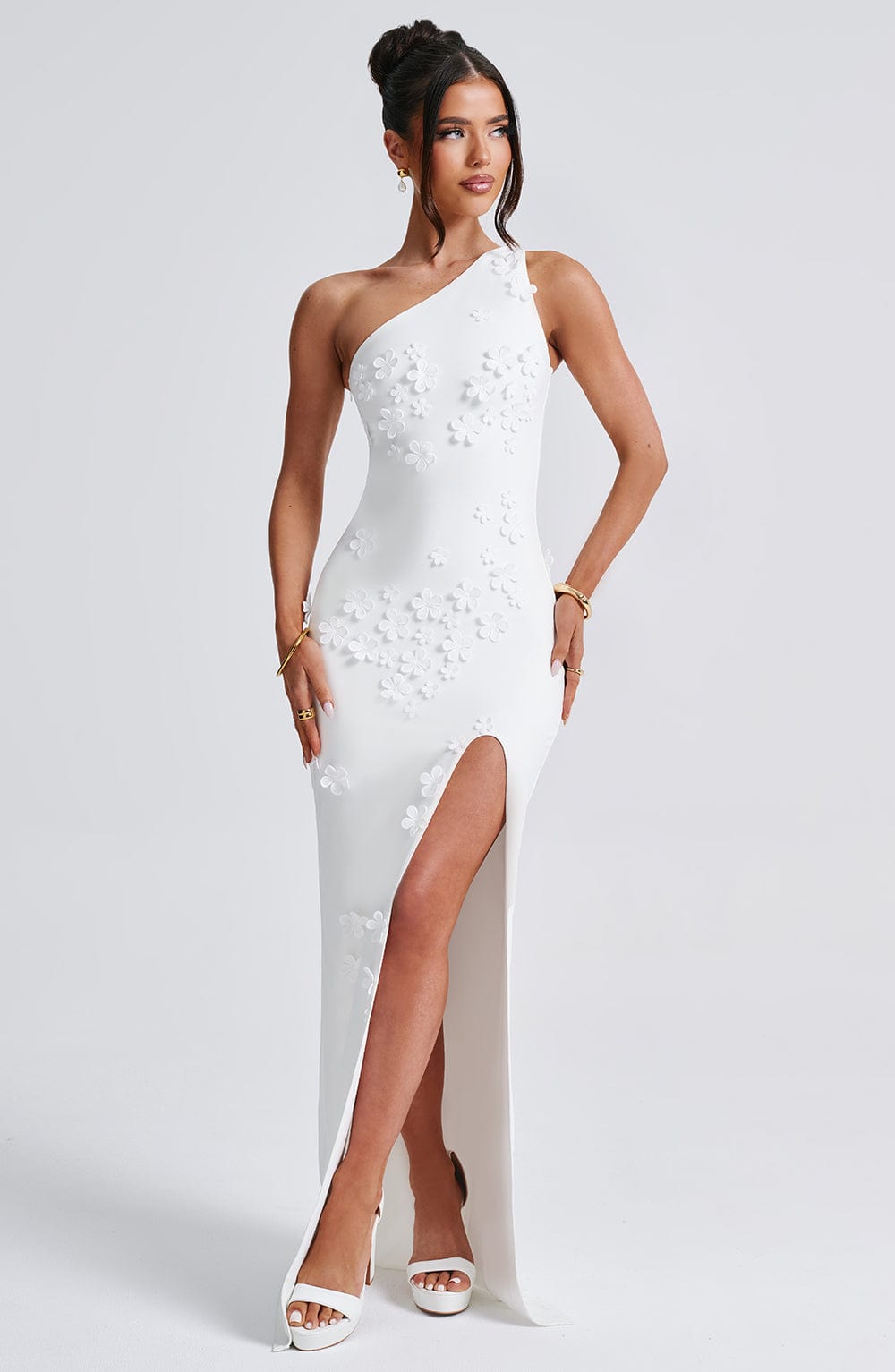 Cynthia Maxi Dress Ivory - Cynthia Ivory Long Dress, Timeless Elegance and Exclusive Sophistication