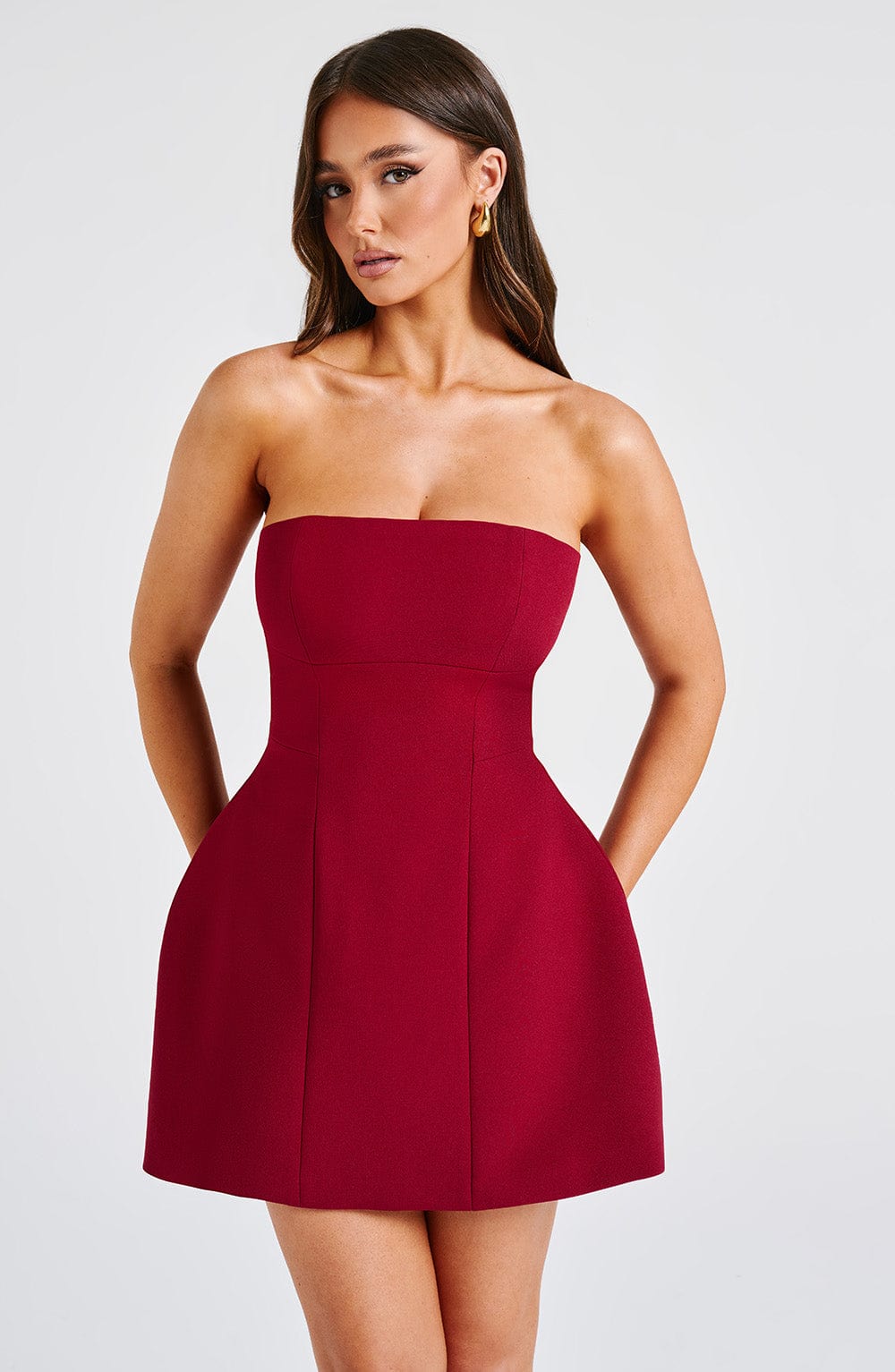 Asha Mini Dress Red – Asha Red Mini Dress, Sophistication and Passionate Style