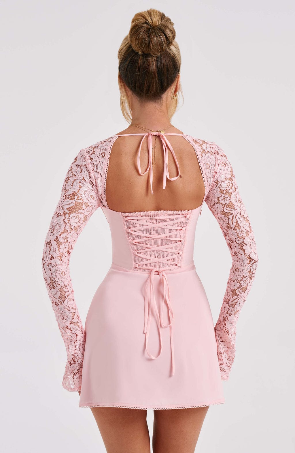 Jacinta Mini Dress Blush – Jacinta Blush Mini Dress, Delicacy and Elegance in Every Detail