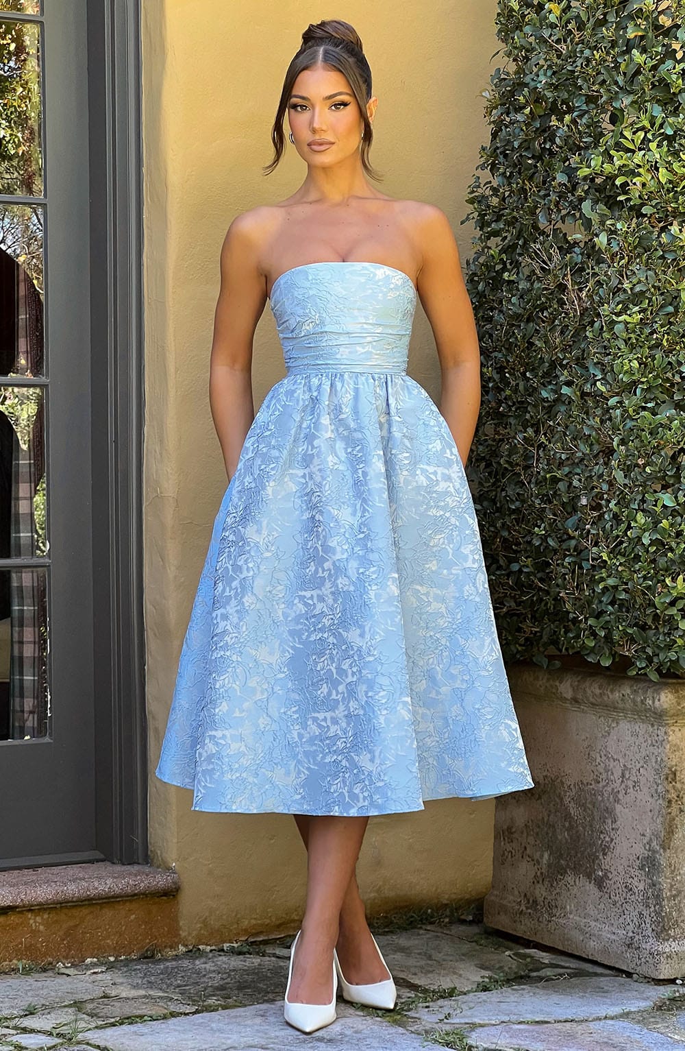 Saoirse Midi Dress Blue – Saoirse Midi Dress Blue, Elegance and Sophistication in Every Detail