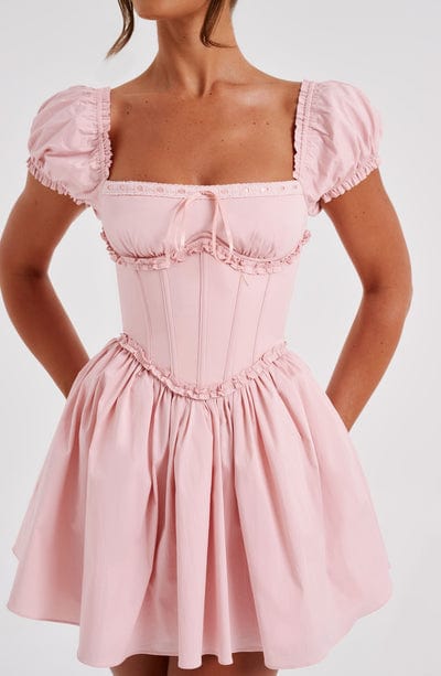 Penelope Mini Dress Blush – Penelope Blush Mini Dress, Elegance and Delicacy in a Unique Piece