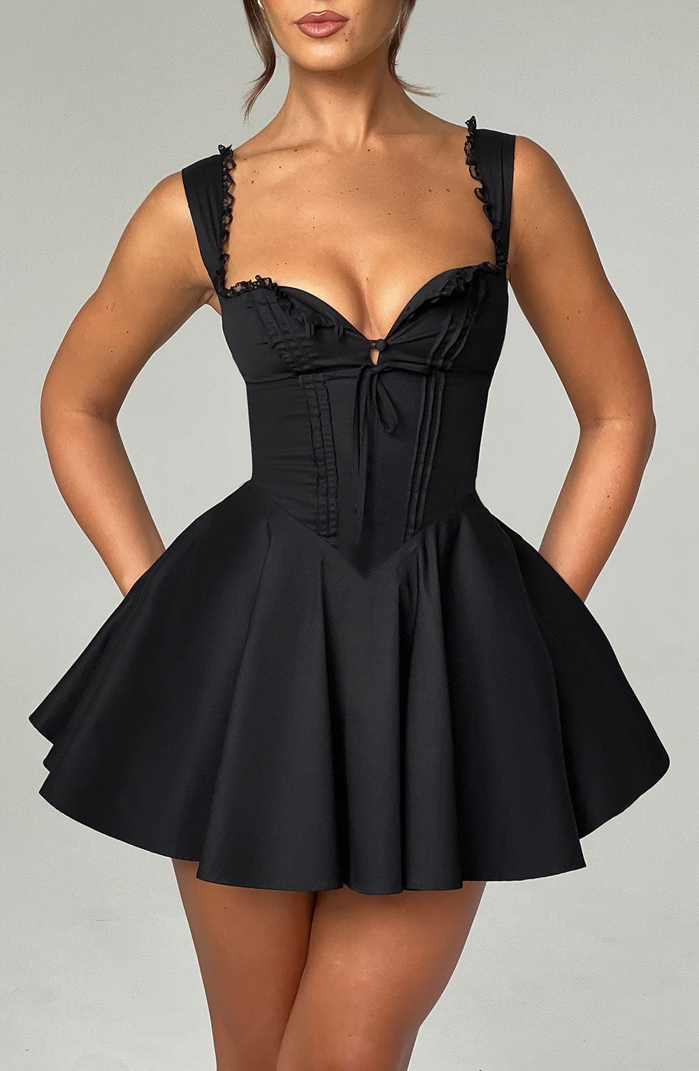 Antonella Mini Dress Black - Antonella Mini Dress Black, Sophistication and Timeless Elegance