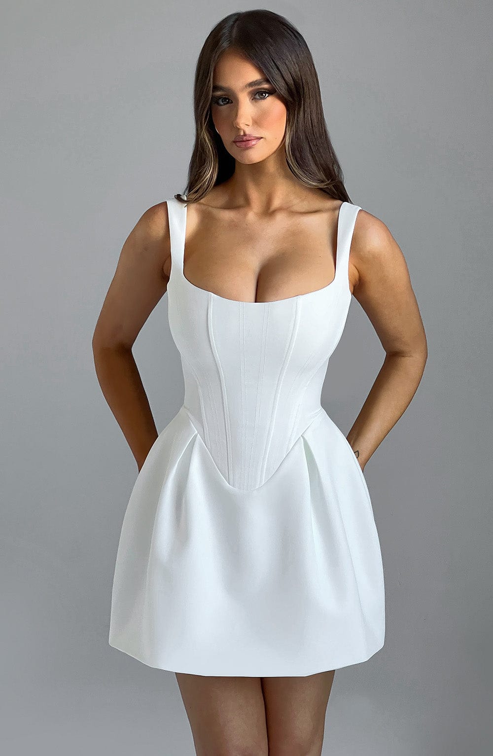 Janiyah Mini Dress Ivory – Janiyah Ivory Mini Dress, Refined Elegance and Exclusivity
