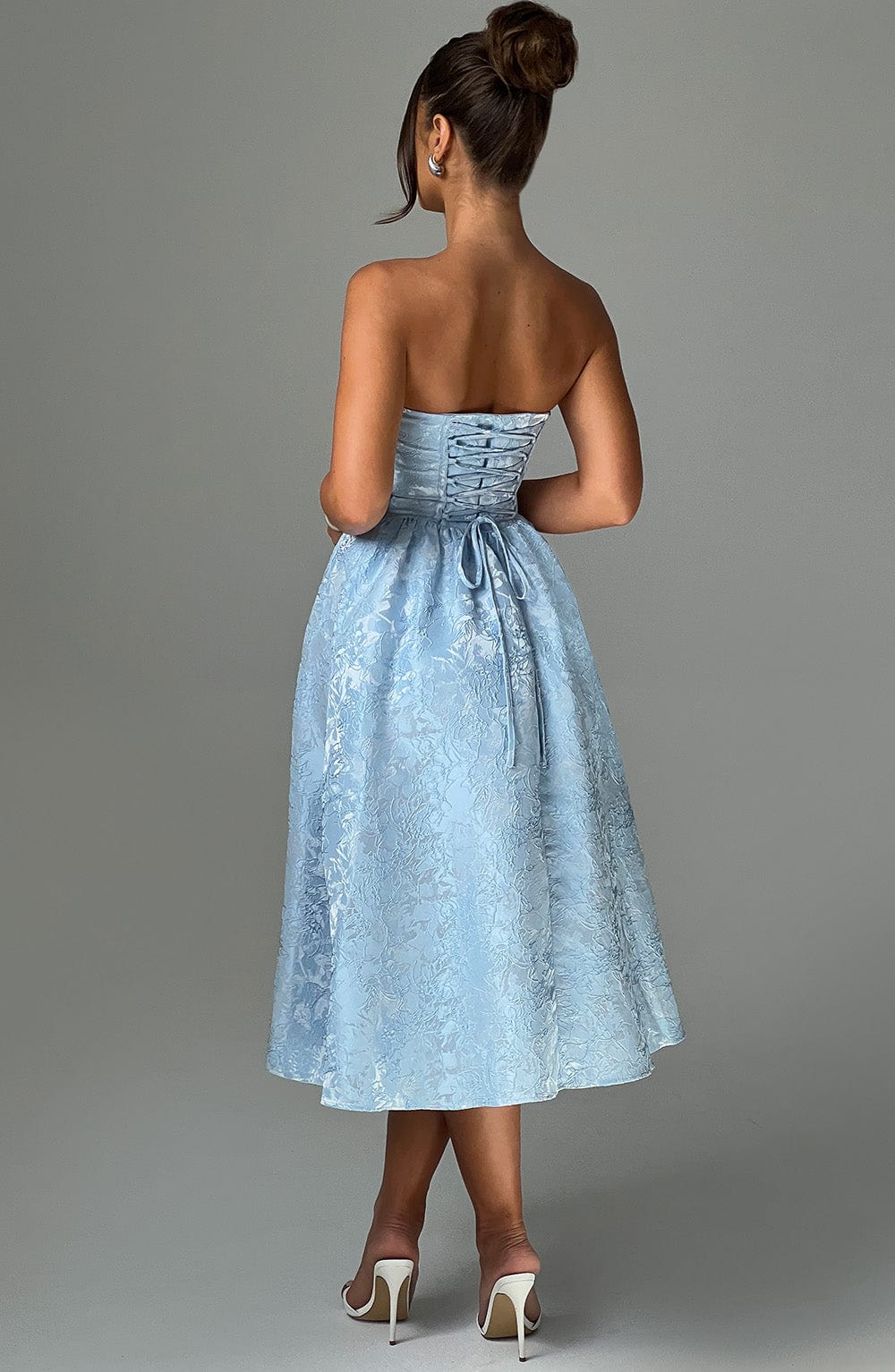 Saoirse Midi Dress Blue – Saoirse Midi Dress Blue, Elegance and Sophistication in Every Detail