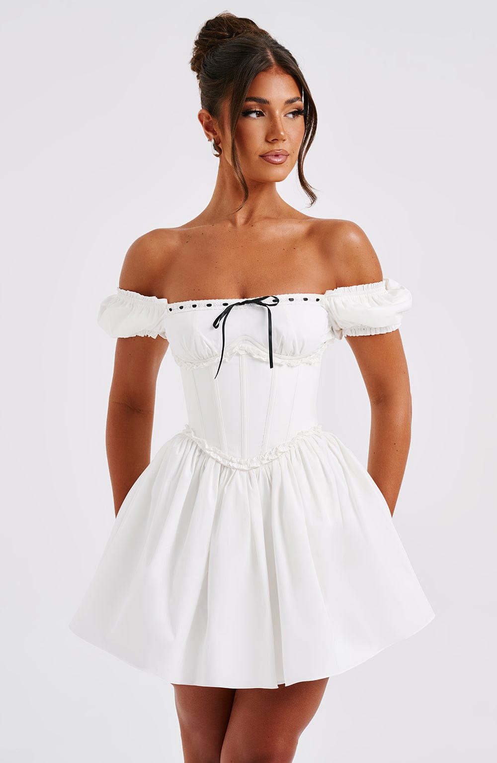 Penelope Mini Dress Black & White – Penelope Mini Dress Black and White, Classic Elegance and Modern Sophistication
