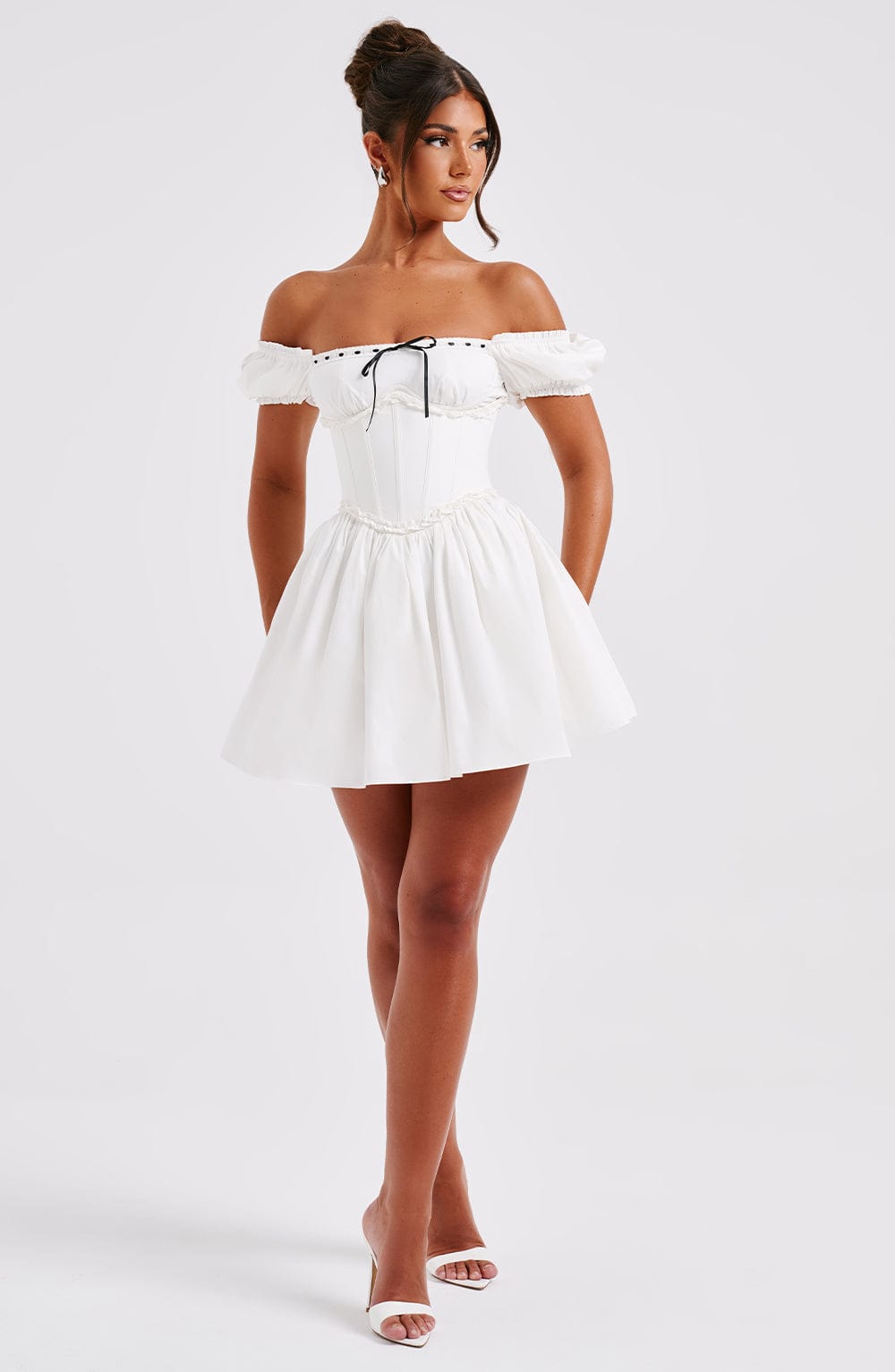 Penelope Mini Dress Black & White – Penelope Mini Dress Black and White, Classic Elegance and Modern Sophistication