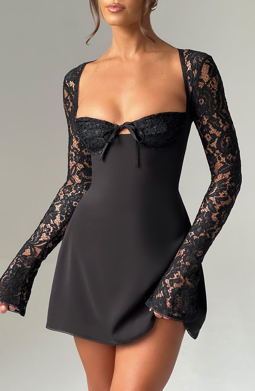 Jacinta Mini Dress Black – Jacinta Black Mini Dress, Timeless Elegance with a Modern Touch