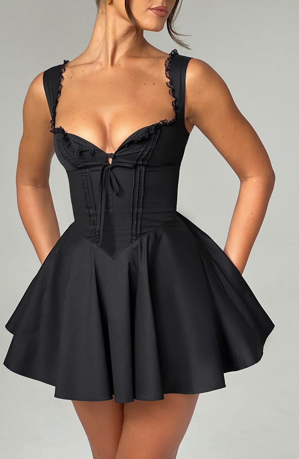 Antonella Mini Dress Black - Antonella Mini Dress Black, Sophistication and Timeless Elegance