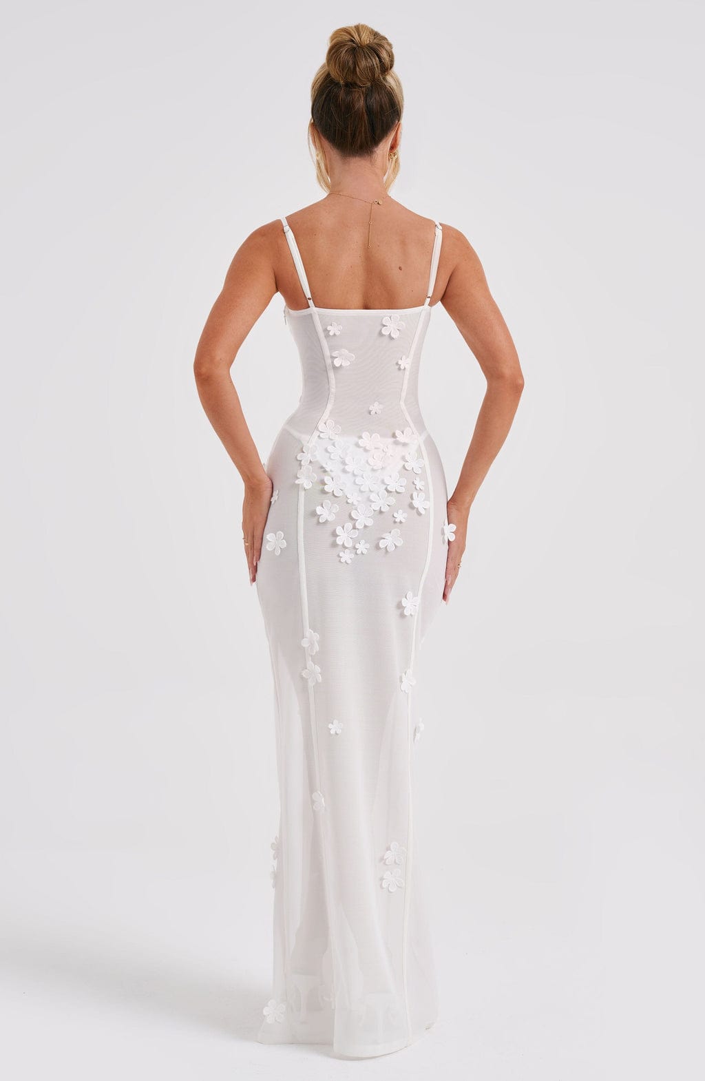 Dalary Maxi Dress Ivory – Dalary Ivory Long Dress, Untouchable Elegance and Sophistication