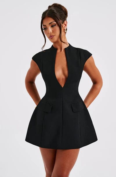 Suri Mini Dress Black - Suri Mini Dress Black, Timeless Elegance and Exclusivity